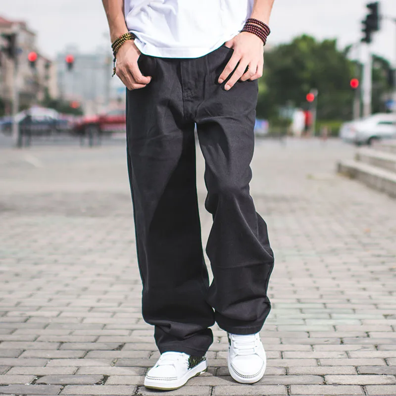 Mens Large Size 4XL 5XL 6XL Jeans Loose Fit Big Size Jeans Hip Hop