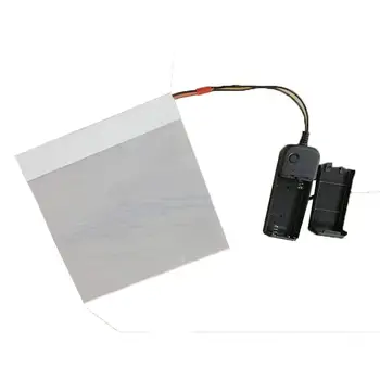 

HOHOFILM 150mmx150mm White Smart Film Self-adhesive Sample Power on and off Clear or opaque Power On and off Switchable