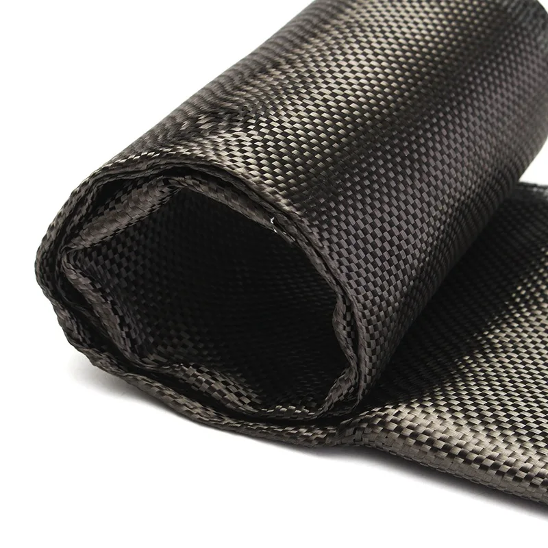 Черная ткань из углеродного волокна, плотная ткань 3k 2x2 Twill для коммерческой автомобильной промышленности, различные модели ракетки 3" x 12"