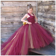 Flower Girl Long Dress Kids Clothing Party Dresses For Girl Dresses Ceremony Children’s Girl’s Teen Costume
