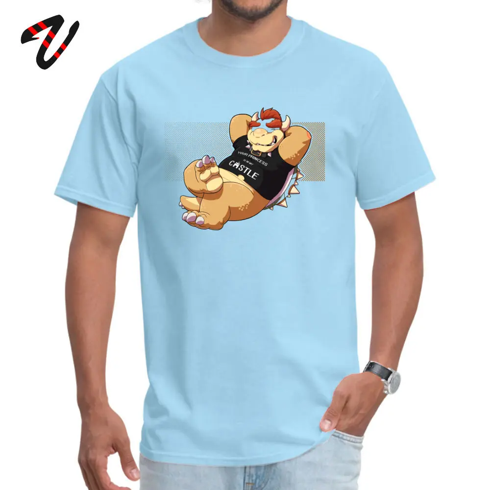 Men T Shirts Casual Street T Shirt 100% Cotton O Neck Short Sleeve Custom Tee Shirt Thanksgiving Day Drop Shipping Your Princess is in my castle 215678 light