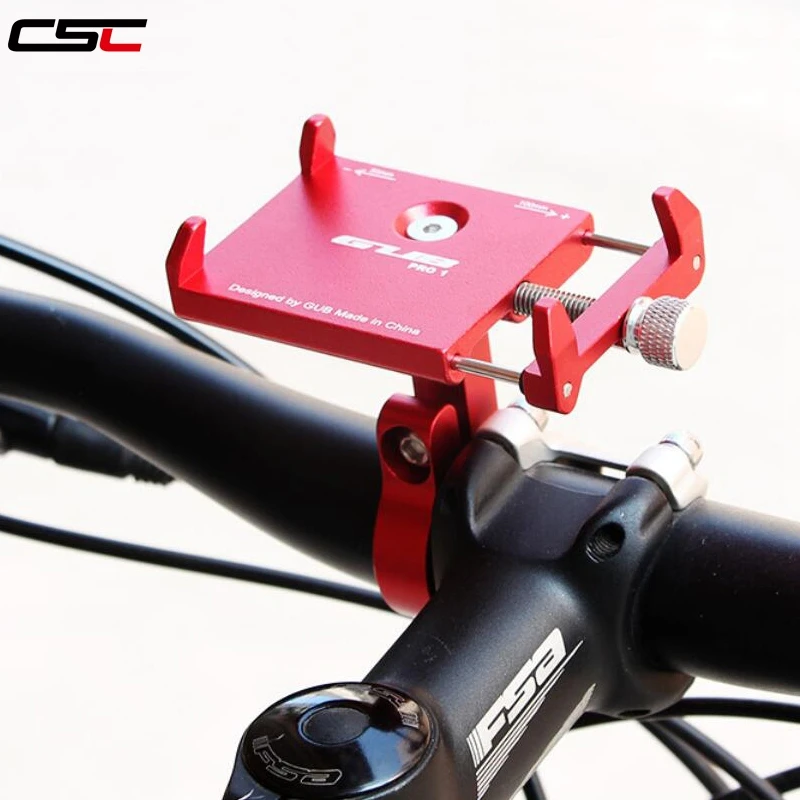 GUB PRO1 Universal Bike Handlebar Holder Mount Metal Phone Holder Stand