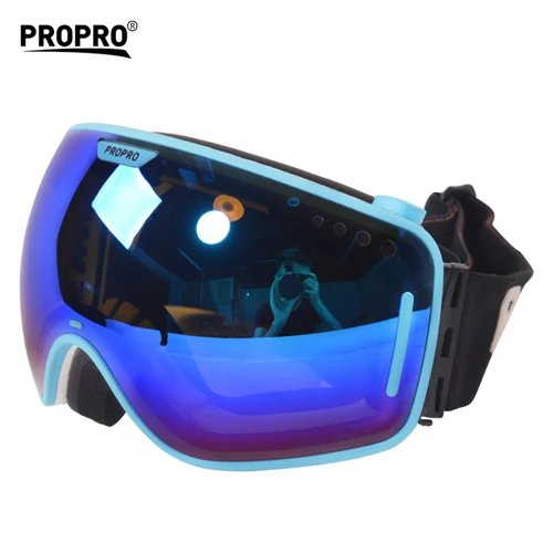 2 в 1 Новые Лыжные Очки Солнечные/облачно сноуборд очки маска Скейтборд очки для катания на коньках велосипед езда Быстрый мото уличный спортивный для безопасности - Color: Blue