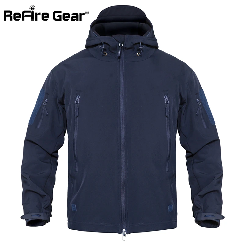 Prezzo ReFire Gear Impermeabile Army Tactical Giacca Uomini Giacca Mimetica Militare Softshell Giacca A Vento Invernale Con Cappuccio Cappotto Caccia Vestiti