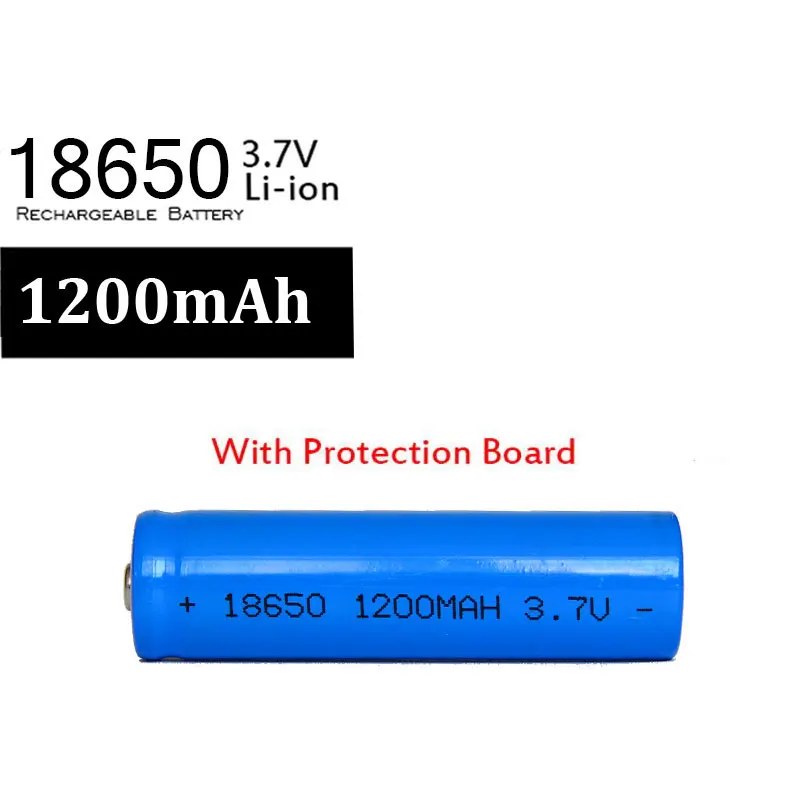 KingWei Новинка года 4 шт./лот защитой PCB 18650 3,7 v Аккумуляторная 1200mah батареи 18650 литий-ионный аккумулятор для Батарея