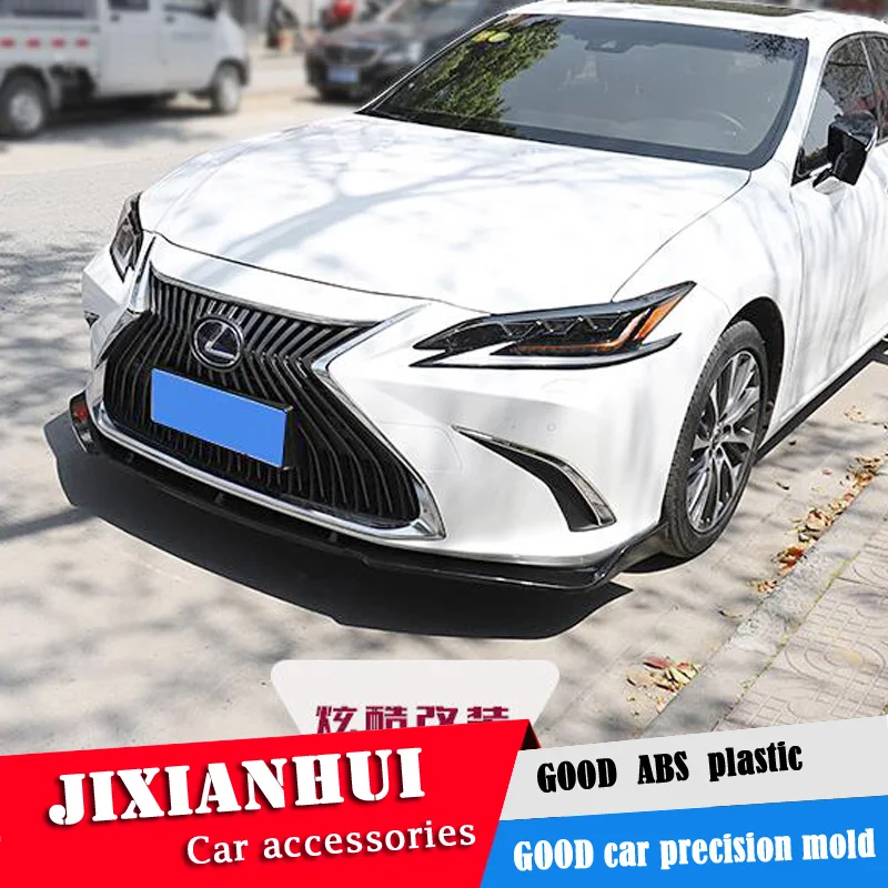 For Lexus ES260 Body kit spoiler 2018 2019 For ES300 ES350 ABS Rear lip rear spoiler front