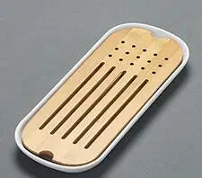 Bamboo Tea Tray Drainage Water Storage