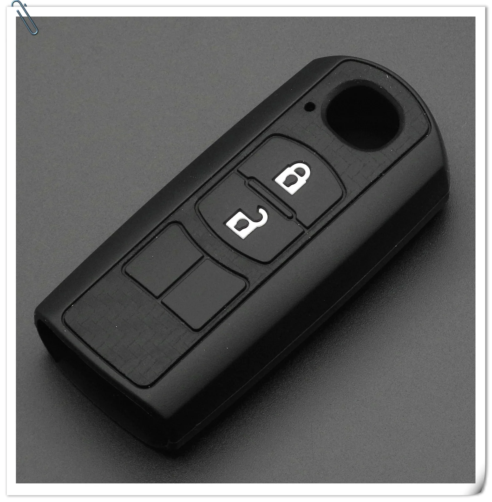 Copertura chiave dell'automobile del carbonio del SILICONE di Keyforkess per Mazda CX-5 /CX5 cassa chiave CX-9 MX5 di Atenza CX-7 per gli accessori interni dell'automobile - HTB1o5SZdi6guuRkSmLyq6AulFXaE