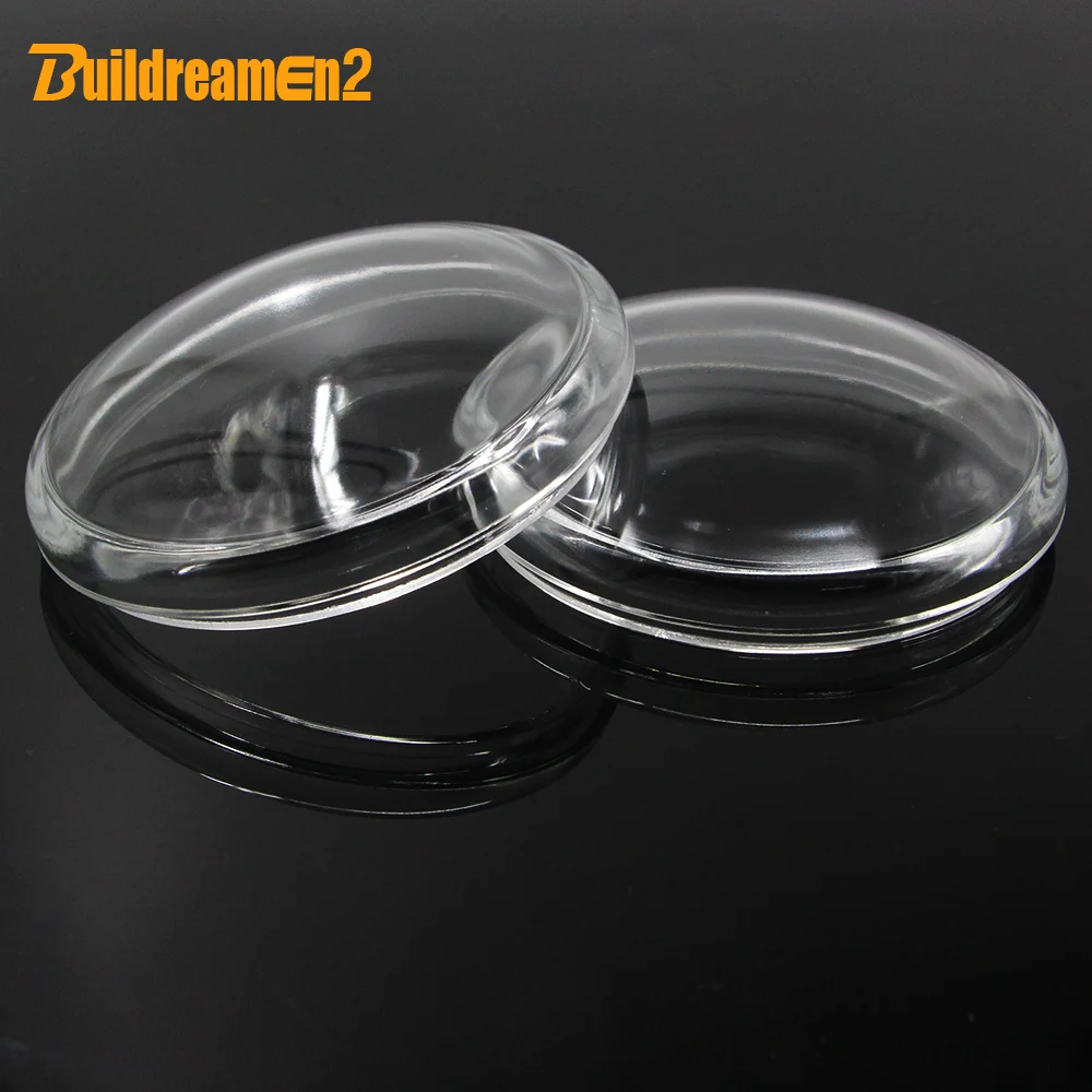 

Buildreamen2 90mm Round Car External Fog Light Glass Cover Transparent Glass Lens 2 Pieces For Jaguar S-Type XK XJ X-Type