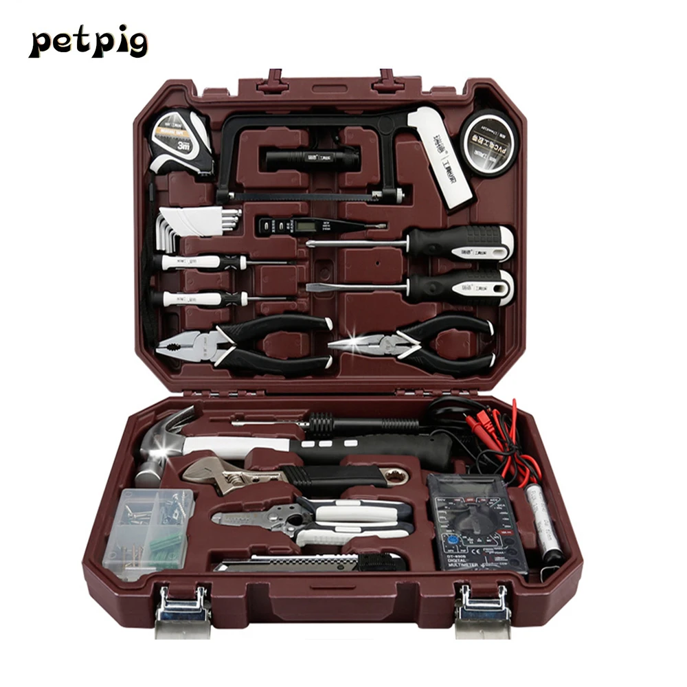 

89-piece Multi-function Household Combination Tool Set Screwdriver Set Torque Wrench Tweezers Car Repair Key