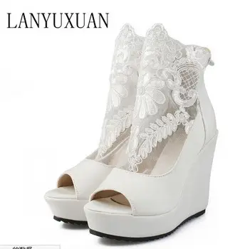 

Ladies Shoes Sandalias Mujer Sandals Women Big Plus Size 28-52 Shoes Women Sandals 2017 Sapato Feminino Summer Style Wedge 799