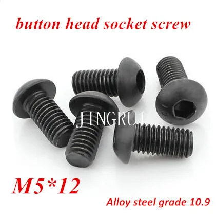 round head bolts 100pcs Stainless steel screws M5x6/8/10/12-20 mm cross pan head machine screws Dimensions: M5x10 mm
