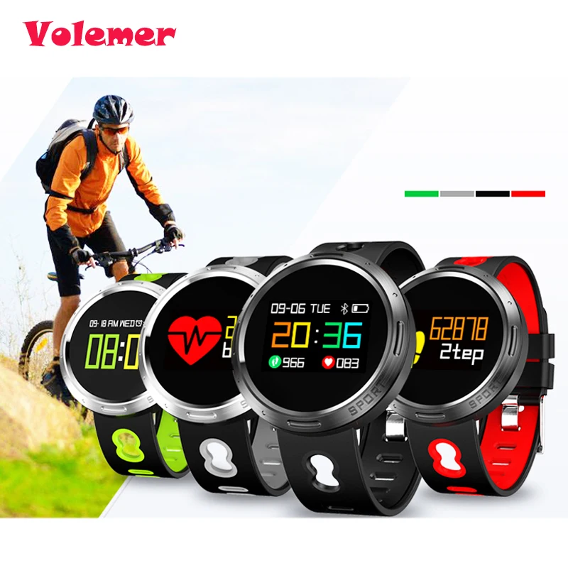 

Volemer X9VO Color OLED tuch screen Smart Wristband Smart Bracelet Heart Rate Monitor Pedometer Fitness Blood Pressure wristband