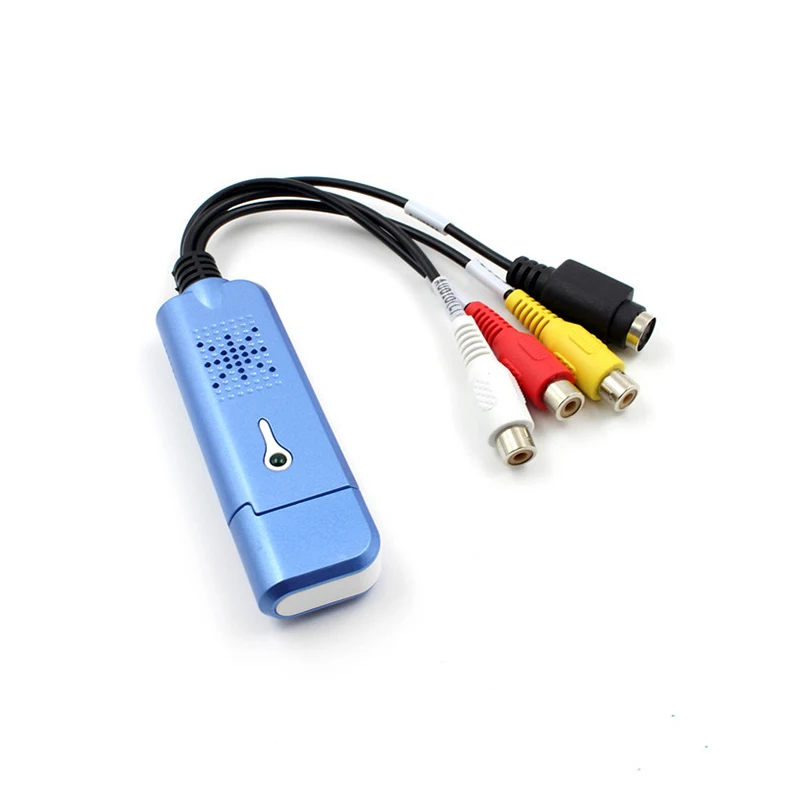 USB 2.0 Video Capture Card Converter Audio Grabber Adapter TV Tuner for Computer Win XP 7 8 10 NTSC PAL | Электроника