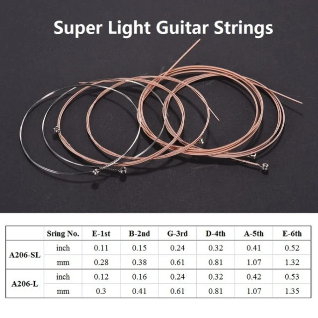 Buy A206 SL Super Light Acoustic Guitar Strings Set