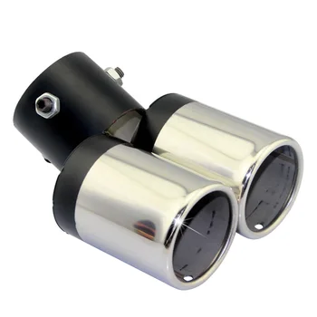 

10Pcs/Lot Car Vehicle Single Double Exhaust Muffler Steel Tail Pipe Adjustable Clamps