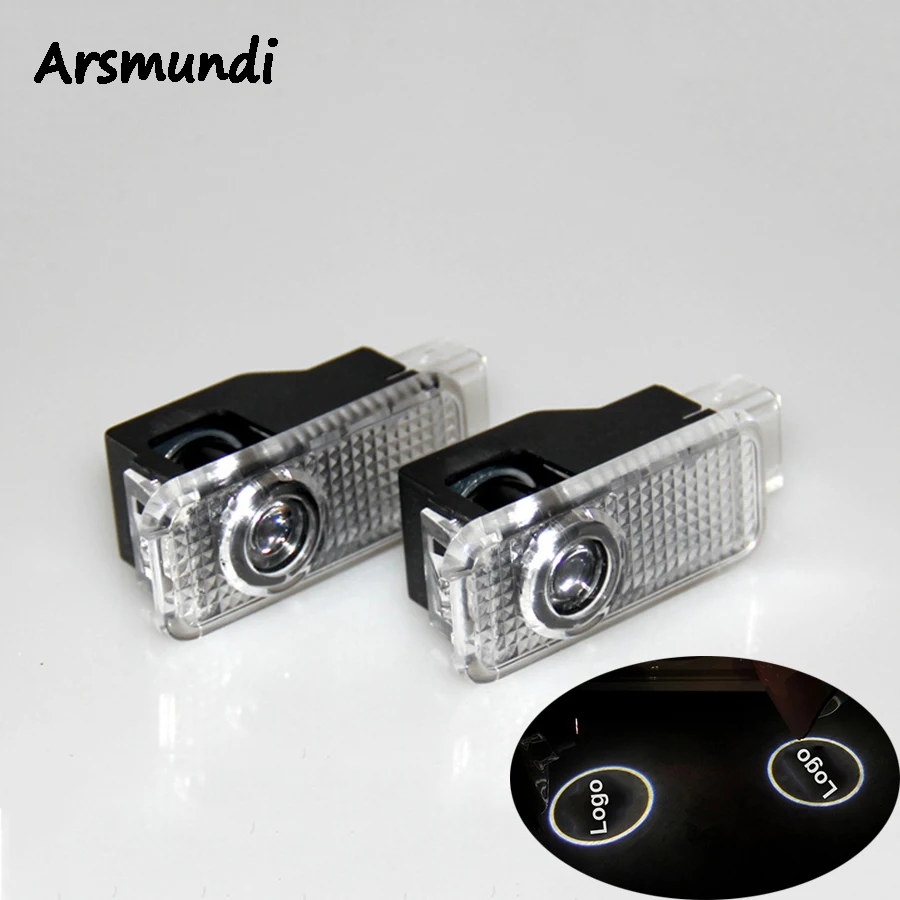

2pcs/lot 5W LED Ghost Shadow Projector Laser Courtesy Logo Light Door Welcome Light For AUDI
