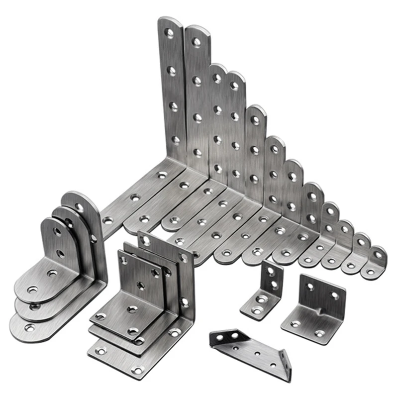 

Stainless Steel Corner Brace Bracket Connector Furniture Fixing Corner code
