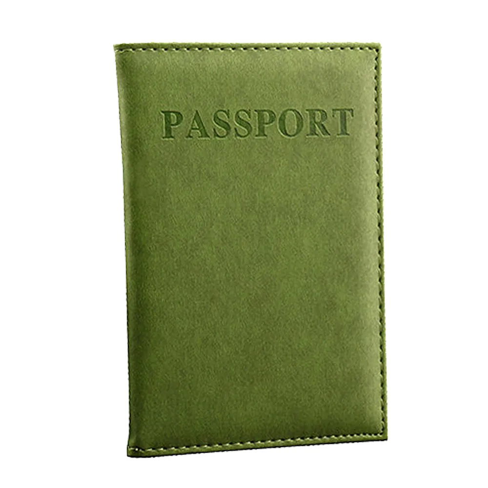 Специальный красивый Дорожный Чехол для паспорта, чехол для ID карты, защитный органайзер, Супер качественный держатель для карт, новинка, cartera mujer X - Цвет: Зеленый