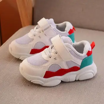 

Hot Kids Autumn Spring Children Mesh Sneaker Baby Boys Casual Shoes Fashion Sport Running Shoes Girls Breathable Sneakers
