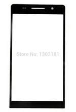 Black White color 5pcs/lot front Outer Glass Lens Touch Screen Panel For Huawei Ascend P7 With LOGO Free shipping