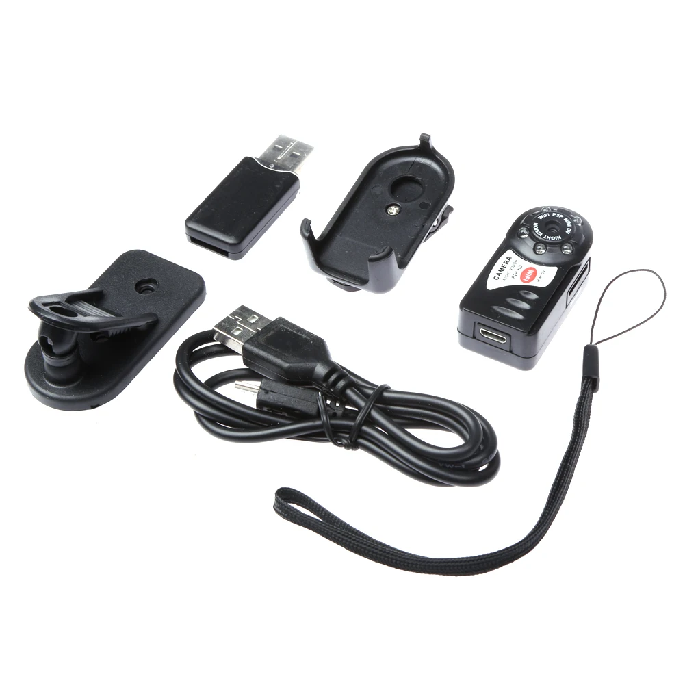 Q7 Mini Wifi DVR Wireless IP Camcorder Video Recorder Camera Infrared Night Vision Camera Loop recording Waterproof Car Styling 