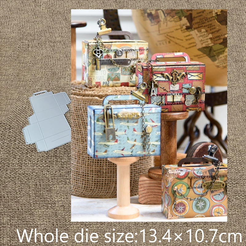 

New Design Craft Metal Cutting Die die cuts Suitcase bag decoration scrapbook Album Paper Card Craft Embossing die cuts