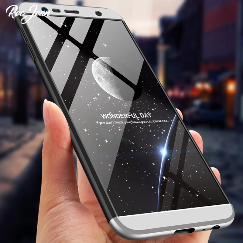 Case For Samsung Galaxy J6 Plus Prime Cover 360 Full Protection 3 In 1 Hybrid Ultra Thin PC Hard Back Coque |
