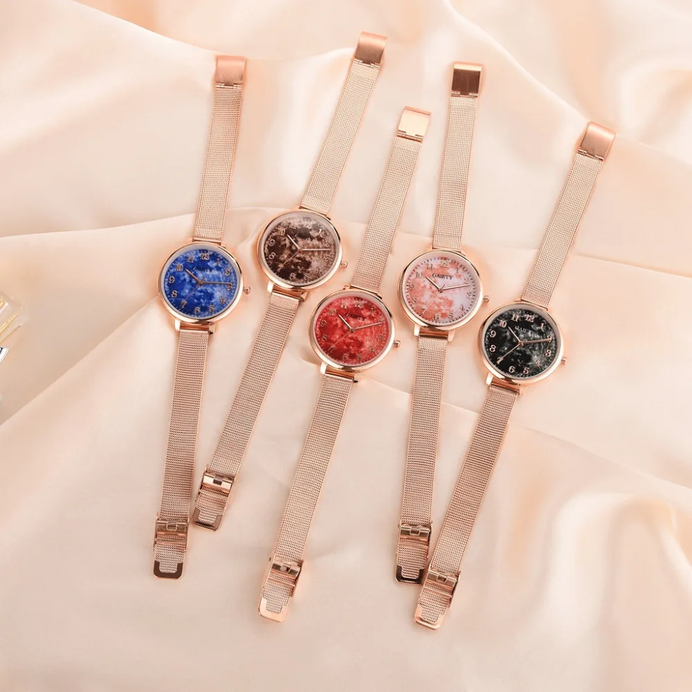 

Best Selling Luxury Temperament Lady Stainless Steel Women Watches Mesh Belt Ladies Wristwatch Analog Quartz Watch 2019 hot 40Q