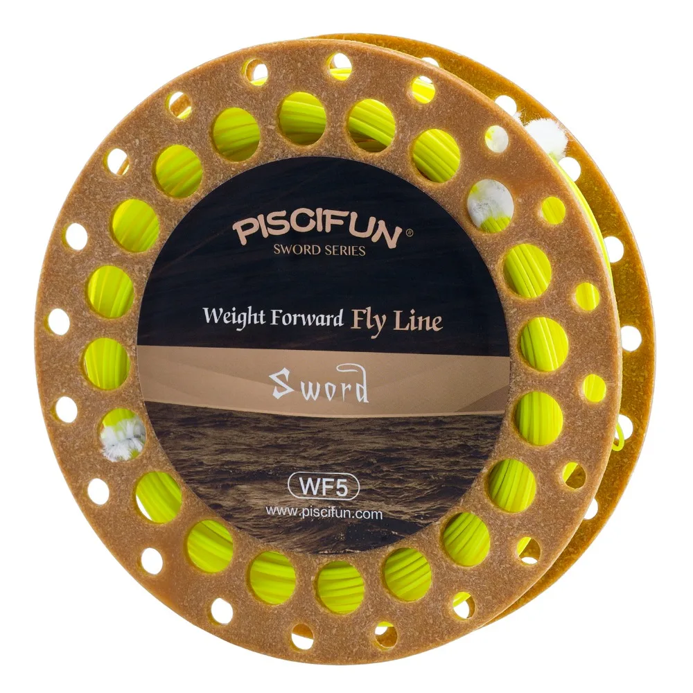 Piscifun Sword Fly Line Вес вперед 90/100FT плавающая Летающая рыболовная леска со сварной петлей WF3/4 5/6 7/8wt Летающая леска