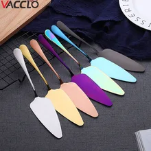 Vacclo 1 шт. золото/розовое золото нержавеющая сталь торт нож-Лопатка пирог пицца сыр сервер Торт разделитель ножи инструменты для выпечки 22,2*4,7 см