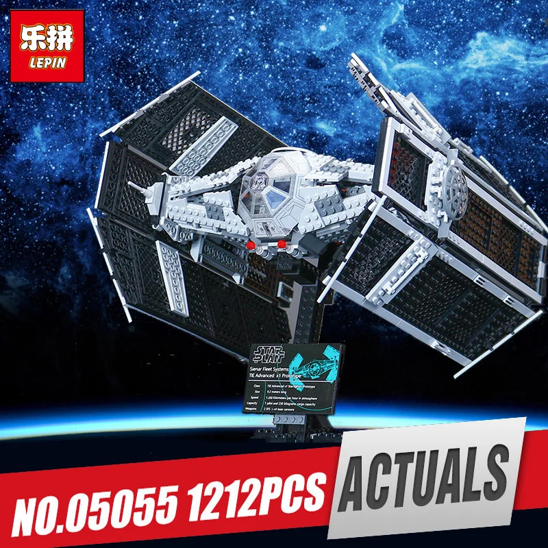 

Lepin 05055 Star Series Wars The Rogue model One USC Vader set TIE Toy Advanced Fighter Set Building Blocks Bricks Legoing 10175