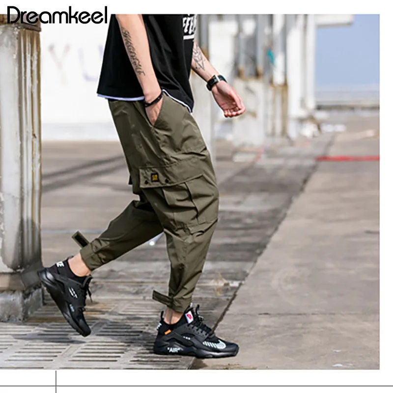 

Hip Pop Pants 2019 Men Multi-pocket Harem Trousers Streetwear Sweatpants Hombre Male Casual Fashion Cargo Pants Men Y