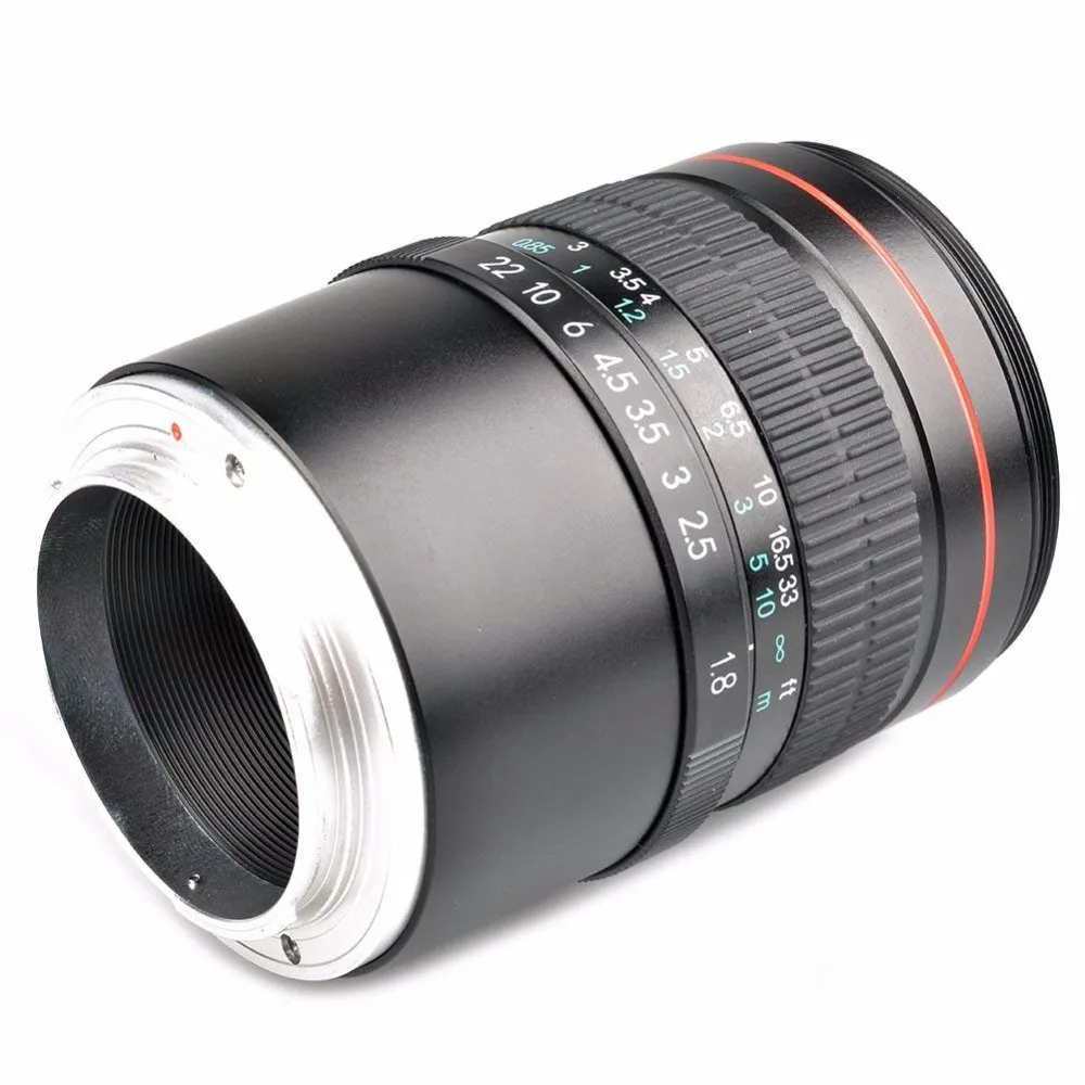 85 мм F1.8 MF MediumTelephoto Potrait Prime объектив для камеры Canon Nikon DSLR|Объективы фотоаппаратов| |