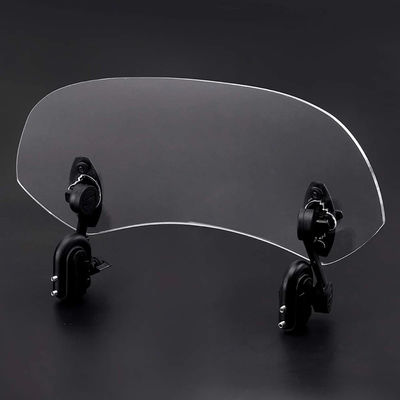 

1pc Motorcycle Windshields Deflector Large Exterior Accessory Replacement Adjustable Windshield Extension Spoiler