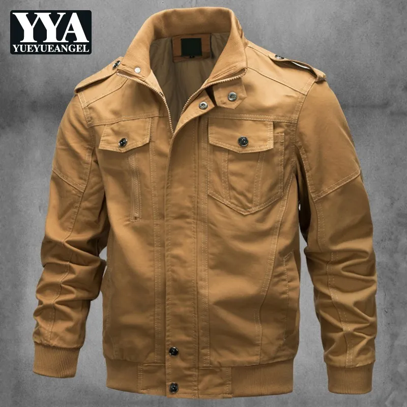 2019 Larga Para Hipster Plus M Ropa Nuevo Moda Tamaño Hombre 1 3 De Abrigo Chaqueta 6xl Cremallera Invierno Casual 2 Bolsillo Manga rwZrq8vtB