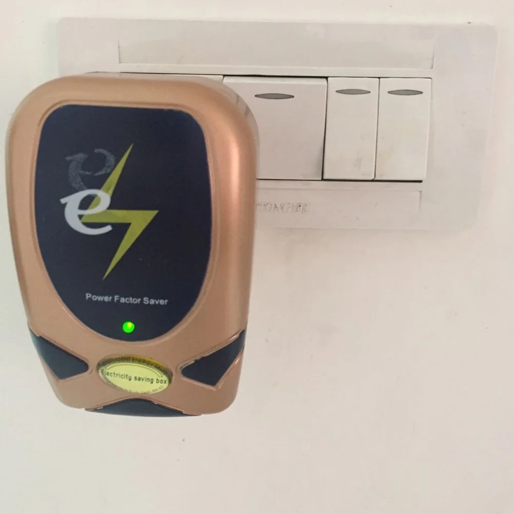 

Factory Smart Energy Saver Home Use LED Digital Stabilize Voltage Electricity Power ABS Saving Box Plug Accessories Office