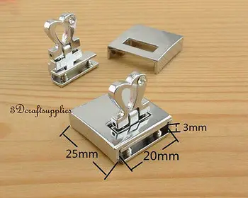 

turn lock wallet purse locks twist-locks Purse Flip Locks Nickel 25 mm P71