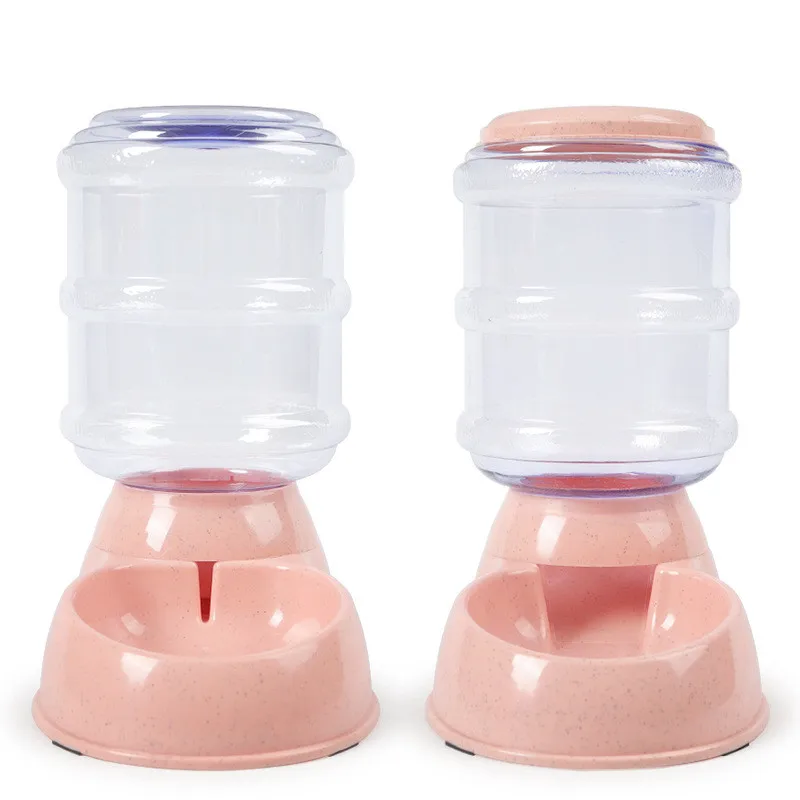  Replenish Pet Food for Dog Cat Animal Automatic Gravity Dry Food Storage Bottle Bowl Dish Stand Pet Waterer Feeder Food MayT4  (3)