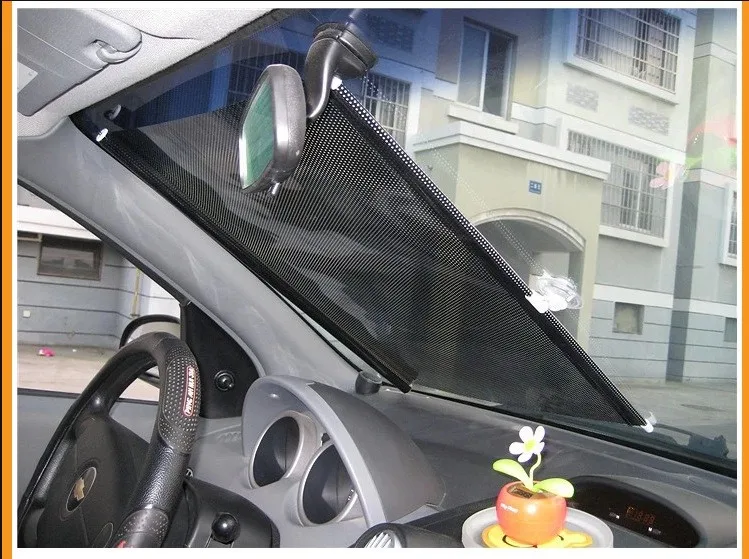 Горячая 1 шт. черный для автомобильных окон рулонная шторка солнцезащитный козырек Солнцезащитный козырек 40x60 см