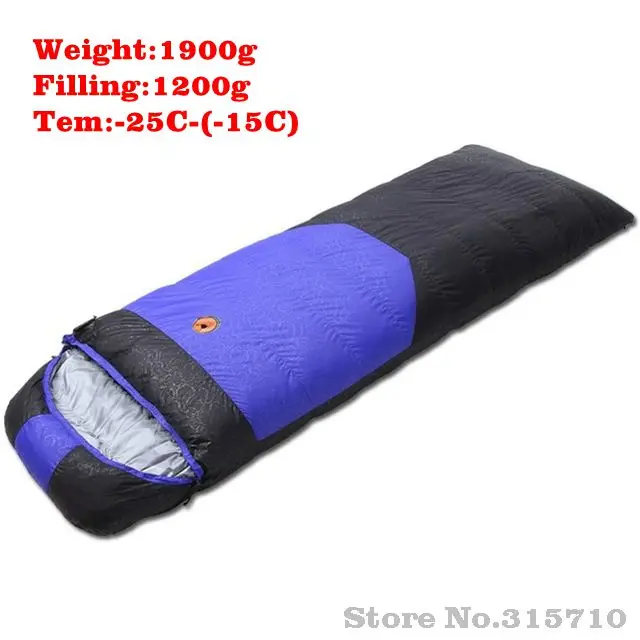 Camel наполнитель 800 г/1000 г/1200 г сверхлегкий спальный мешок для кемпинга конверт белый утиный пух спальный мешок компрессионный спальный мешок - Цвет: blue 1200g