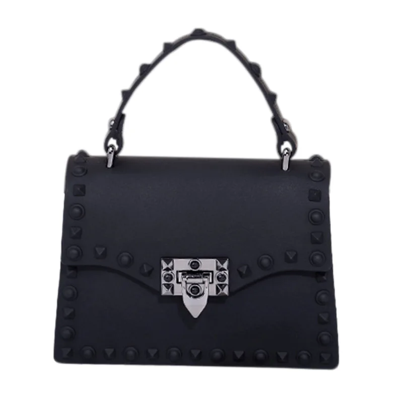 

New Women Messenger Bags Luxury Handbags Women Bags Designer Jelly Bag Fashion Shoulder Bag Females Handbag Black S