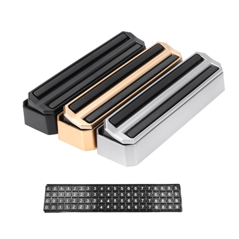 

Double sided Phone Number Car Parking Number Plate Hidden Drawer Mobile Card