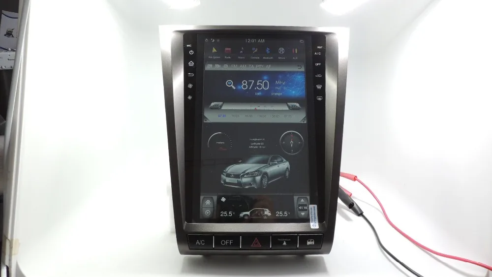 Автомобильный радиоприемник RDS &quotYOKOTRON&quot 12 1 &quotTelsa Style Touch Android 6 0 для Lexus GS300 GS460 2004
