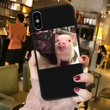 Cute pig American TV Social Media seriously harms your mental health fashion mobile phone case for iPhone 5S SE 6S 7 8 Plus MAX social tv