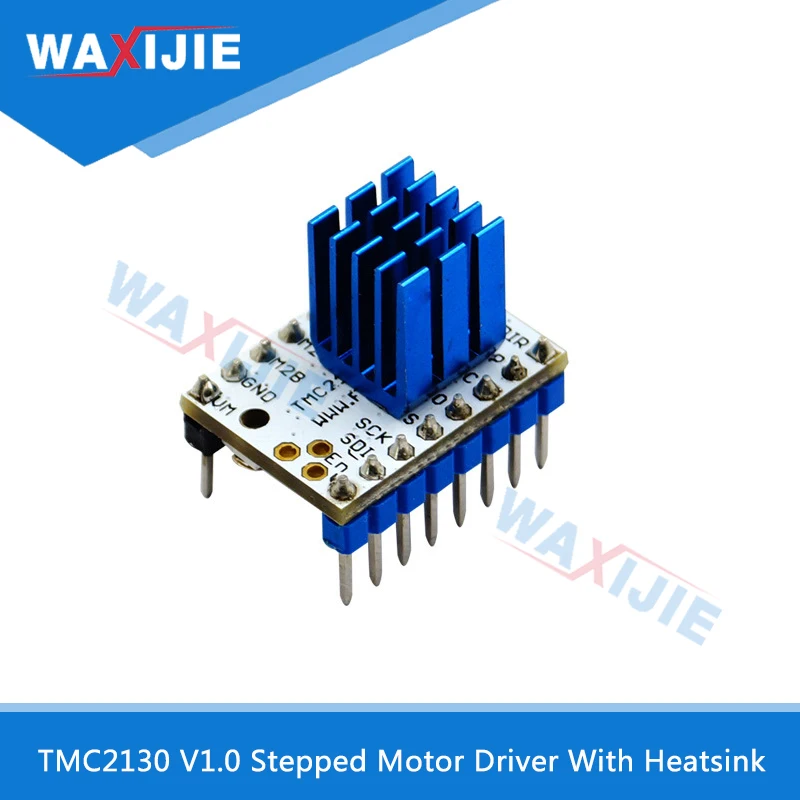 

TMC2130 V1.0 Stepstick Stepper Motor Driver Super Mute With Heatsink Built-in Power Tube Driver Current 1.2A Peak Current 2.5A