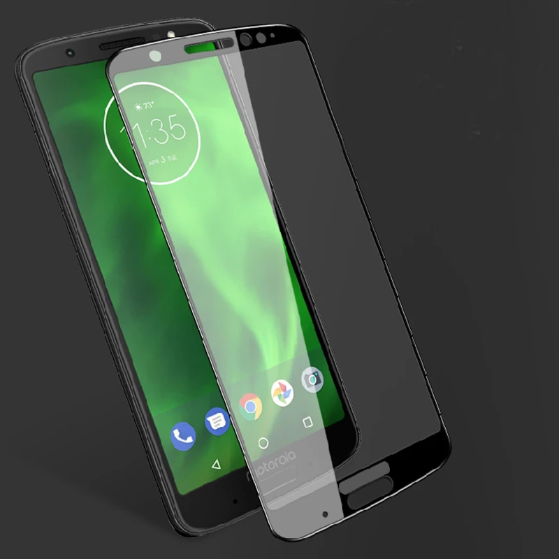 BBSW 5D Curved Tempered Glass For Motorola Moto G6 G6 Plus G6 Play Full Glue Screen Protector Film For Moto G5S Plus Phone Glass (3)
