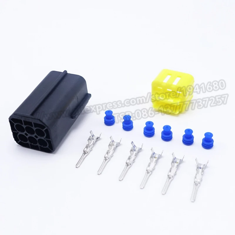 AMP 1.8 series Six Pins Waterproof Car Connector Plug Car Denso Style