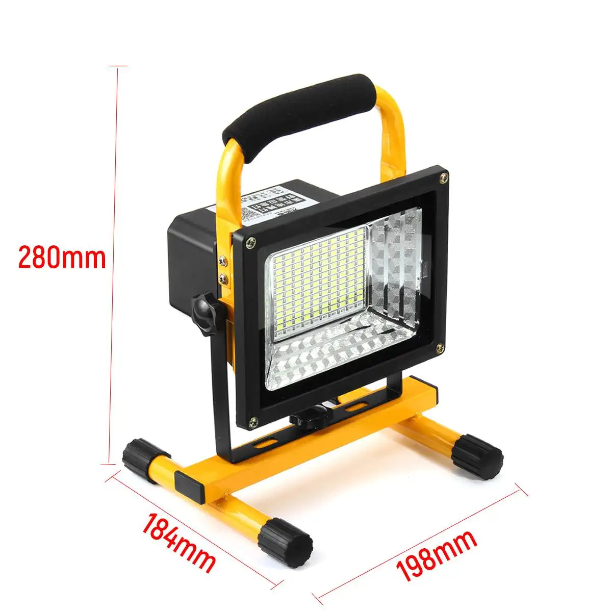 500W 130 LED Rechargeable Floodlight Waterproof Spot Work Camping Outdoor Handheld Work Lights Power By 18650 Portable Lantern