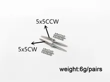 2pcs APC 5*5 Propeller + 2pcs APC 5*5 Reverse Propeller, APC 5*5 CW CCW Propeller 2pcs APC 5*5 Propeller + 2pcs APC 5*5 Reverse Propeller, APC 5*5 CW CCW Propeller